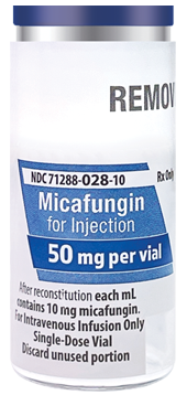 Micafungin for Injection, 50 mg per vial